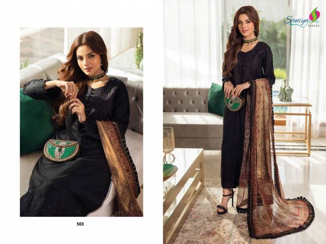 Saniya Jofa Collection 5 Fancy Festive Wear Designer Embroidery Pakistani Salwar Kameez Collection
